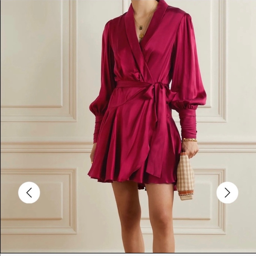Zimmermann Silk Wrap Dress size zero 0